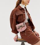 River Island Belt Bag With Gold Buckle In Pink - Pink