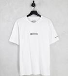 Columbia Csc Basic Logo T-shirt In White Exclusive To Asos