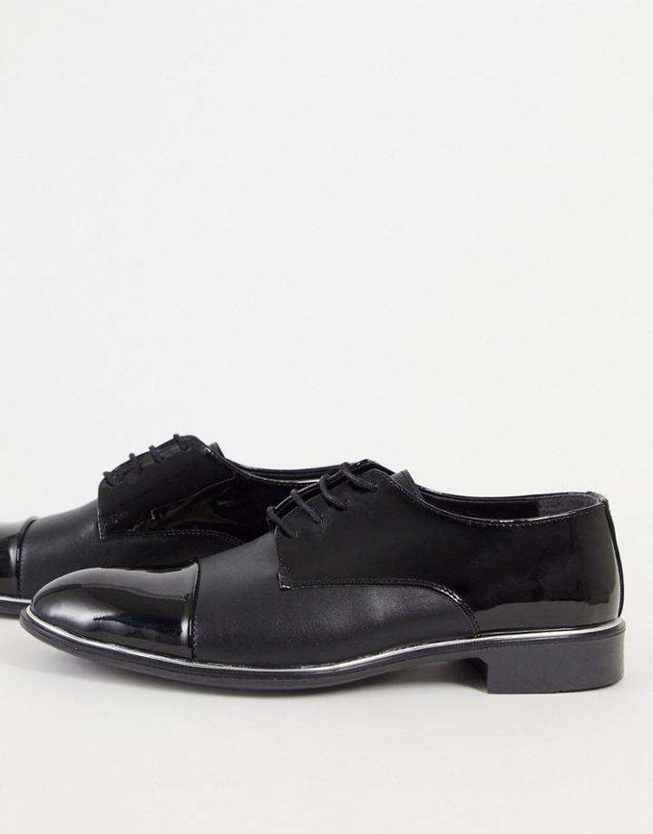 Bolongaro Trevor Patent Dinner Lace Up Shoes-black