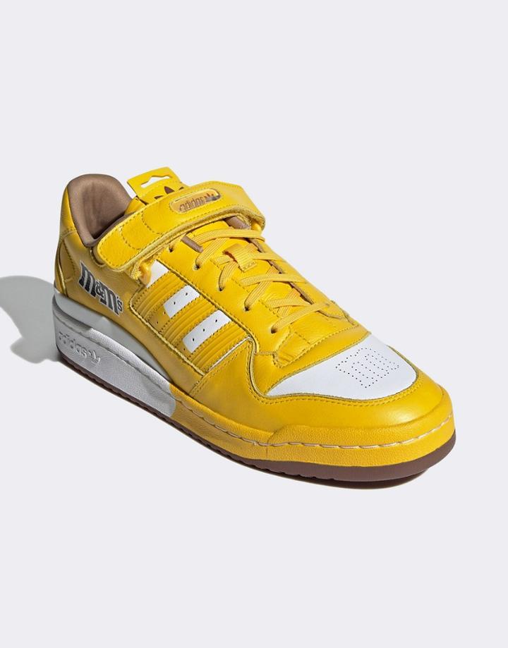 Adidas Originals Forum 84 Low M & M Sneakers In Yellow