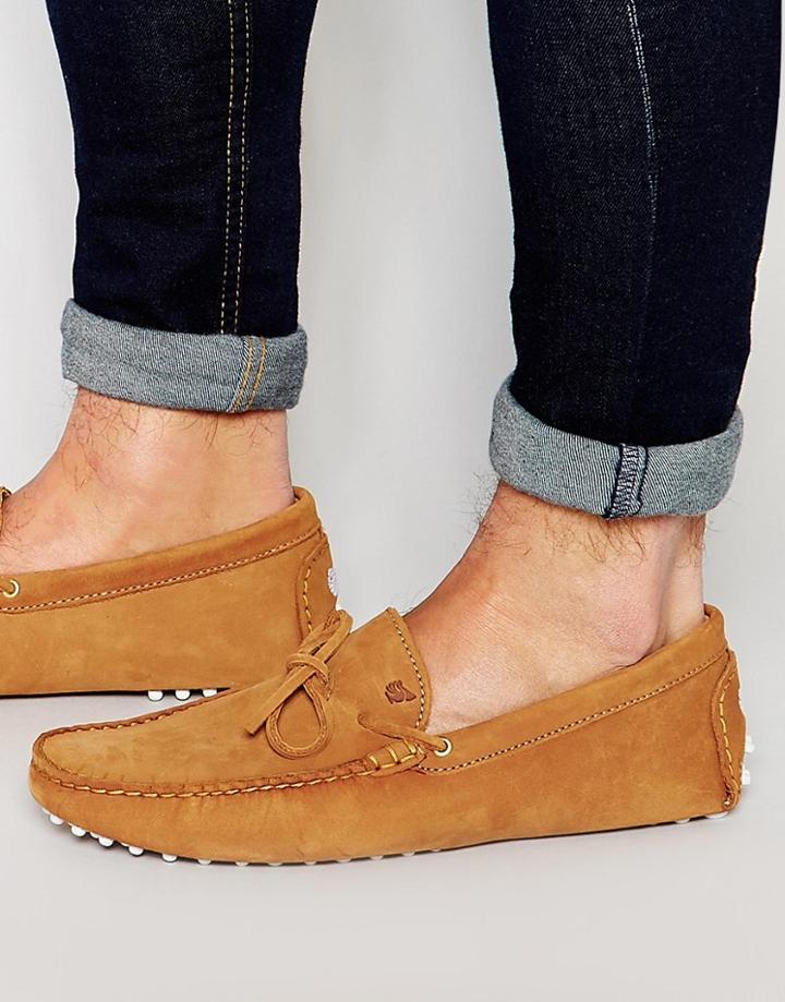 Bobbies Le Magnifique Suede Driving Shoe - Tan