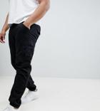 Replika Plus Cargo Pants In Black - Black