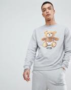 Moschino Lounge Bear Sweatshirt - Gray