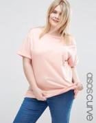 Asos Curve The Ultimate Easy T-shirt - Pink