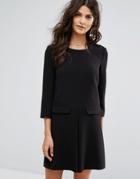 Ba & Sh A Line Dress With Pocket - Black