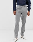 Asos Design Skinny Smart Pants In Gray - Gray