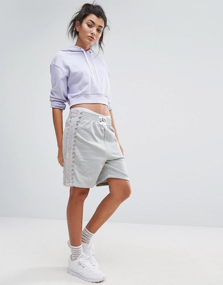 Lazy Oaf Popper Shorts - Gray