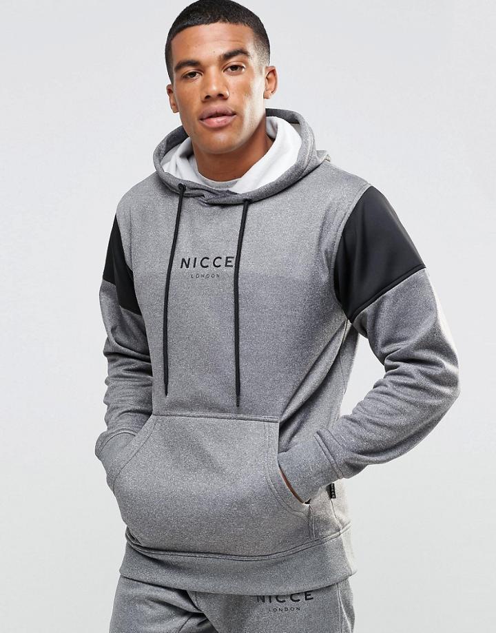 Nicce London Ela Lux Hoodie - Gray