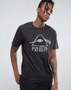 Poler T-shirt With Rainbow Logo Print - Black