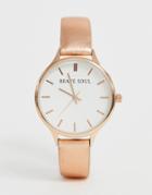 Brave Soul Ladies Watch With Metallic Strap - Gold