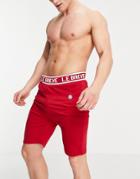 Le Breve Lounge Set Shorts In Red