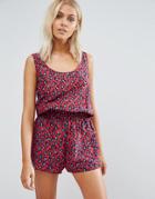 Stella Mccartney Animal Print Beach Romper - Multi