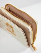 Love Moschino Quilted Purse - Cream