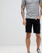 Only & Sons Denim Shorts - Black