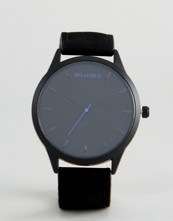 Bellfield Black On Black Watch - Black