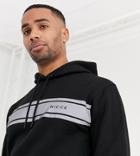 Nicce Hoodie With Panel Logo In Black