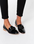Asos Missy Flat Shoes - Black