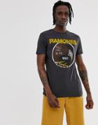 Asos Design Ramones Band T-shirt - Black
