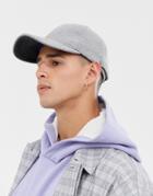Asos White Wool Cap In Gray - Gray