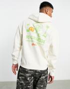 Stan Ray Evolution Backprint Hoodie In Beige-neutral