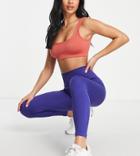 Hoxton Haus Petite Seamless Gym Leggings In Blue