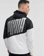 Puma Training Color Block Windbreaker Jacket In Black - Black