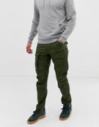 G-star Rovic Straight Tapered Cargo Trousers In Khaki-green