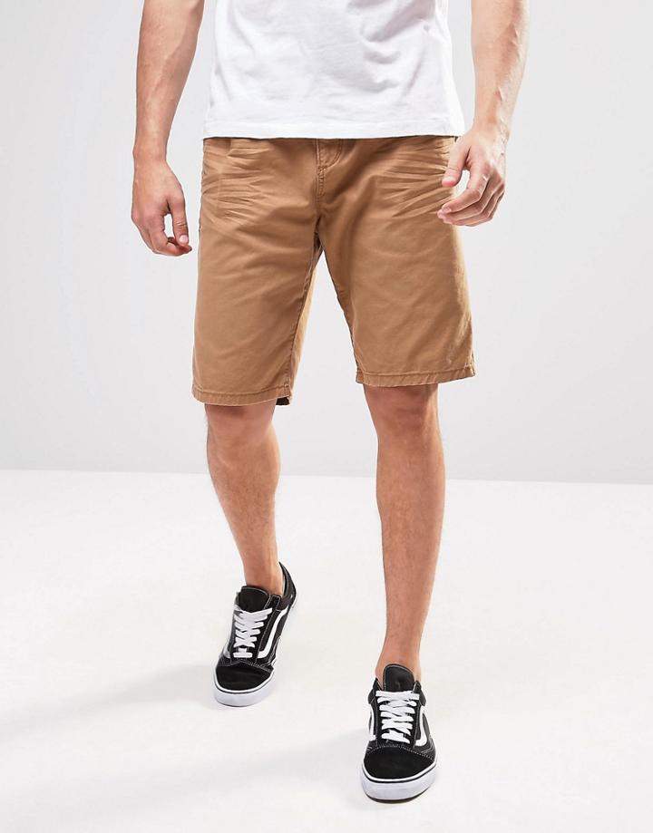 Esprit Denim Shorts - Camel