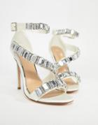 Asos Hopes And Dreams Premium Bridal Heeled Sandals - Cream