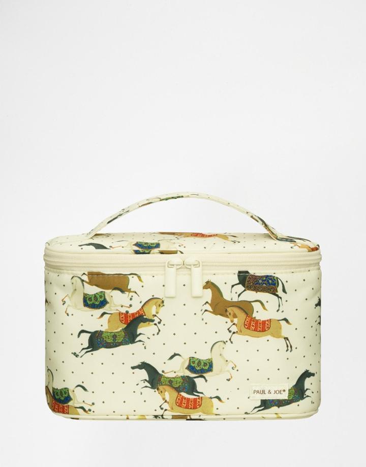 Paul & Joe Horses Vanity Bag - Horse Print