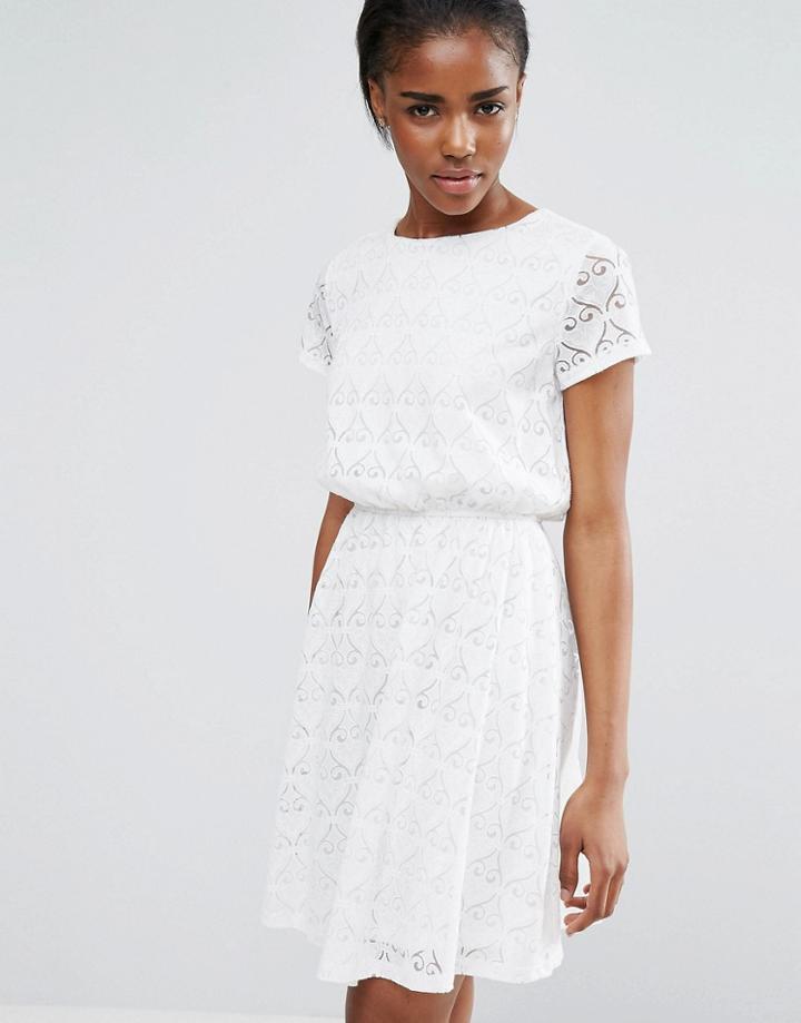 Pussycat London Tunic Dress - Cream