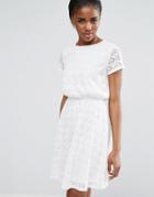 Pussycat London Tunic Dress - Cream