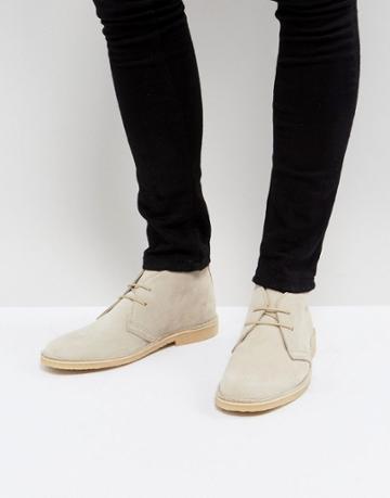 Pier One Suede Desert Boots In Beige - Beige