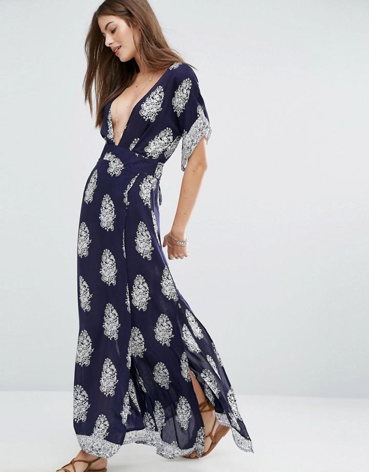 Faithfull Tuula Maxi Dress - Blue