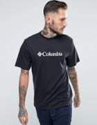 Columbia Logo Print T-shirt - Black