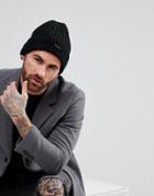 Ben Sherman Beanie Hat With Reflective Marl - Gray