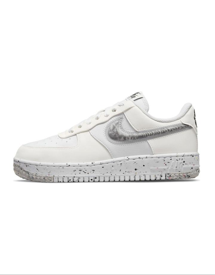 Nike Air Force 1 Crater W Sneakers In Sail/summit White