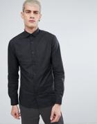 Selected Homme Slim Shirt In Mini Check - Black