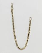 Icon Brand Jean Chain In Burnished Gold - Silver
