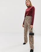 Mbym Leopard Print Pants-multi