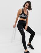 Ellesse Sports Leggings With Logo - Black