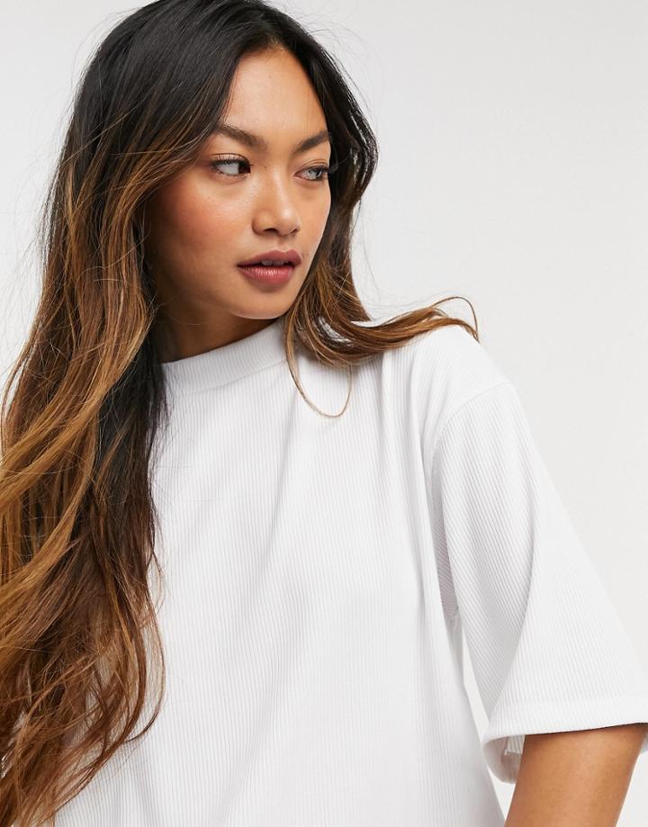 Native Youth Cropped Tee In White