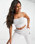 Puma Essentials T-shirt Dress In Tawny Brown