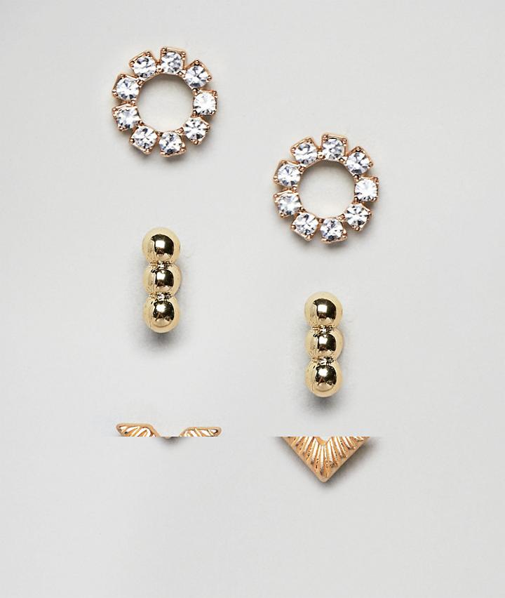 Pieces 3 Pack Earrings - Multi