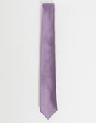 Twisted Tailor Tie In Mauve Satin-purple