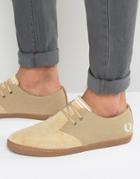 Fred Perry Byron Low Suede Desert Shoes - Beige