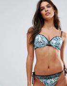 Lepel Adventure Bay Plunge Bikini Top-multi