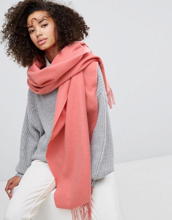 Weekday Press Scarf - Pink