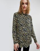 Warehouse Ditsy Marigold Floral Print Shirt - Multi