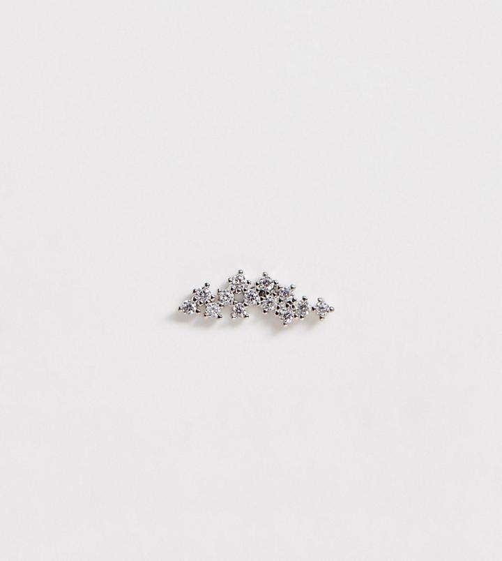 Astrid & Miyu Sterling Silver Barbell After Piercing Single Stud Earring